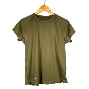 Under Armour Tactical Short Sleeve T Shirt Olive Green Women S Fitted Athleisure